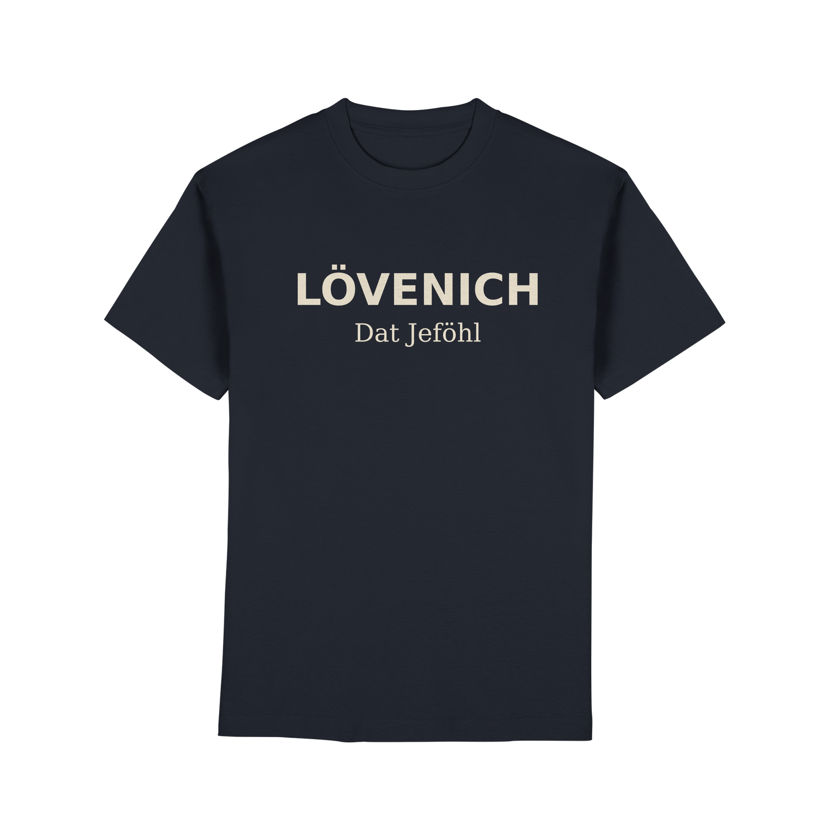 LÖVENICH – Dat Jeföhl T-Shirt in Navy
