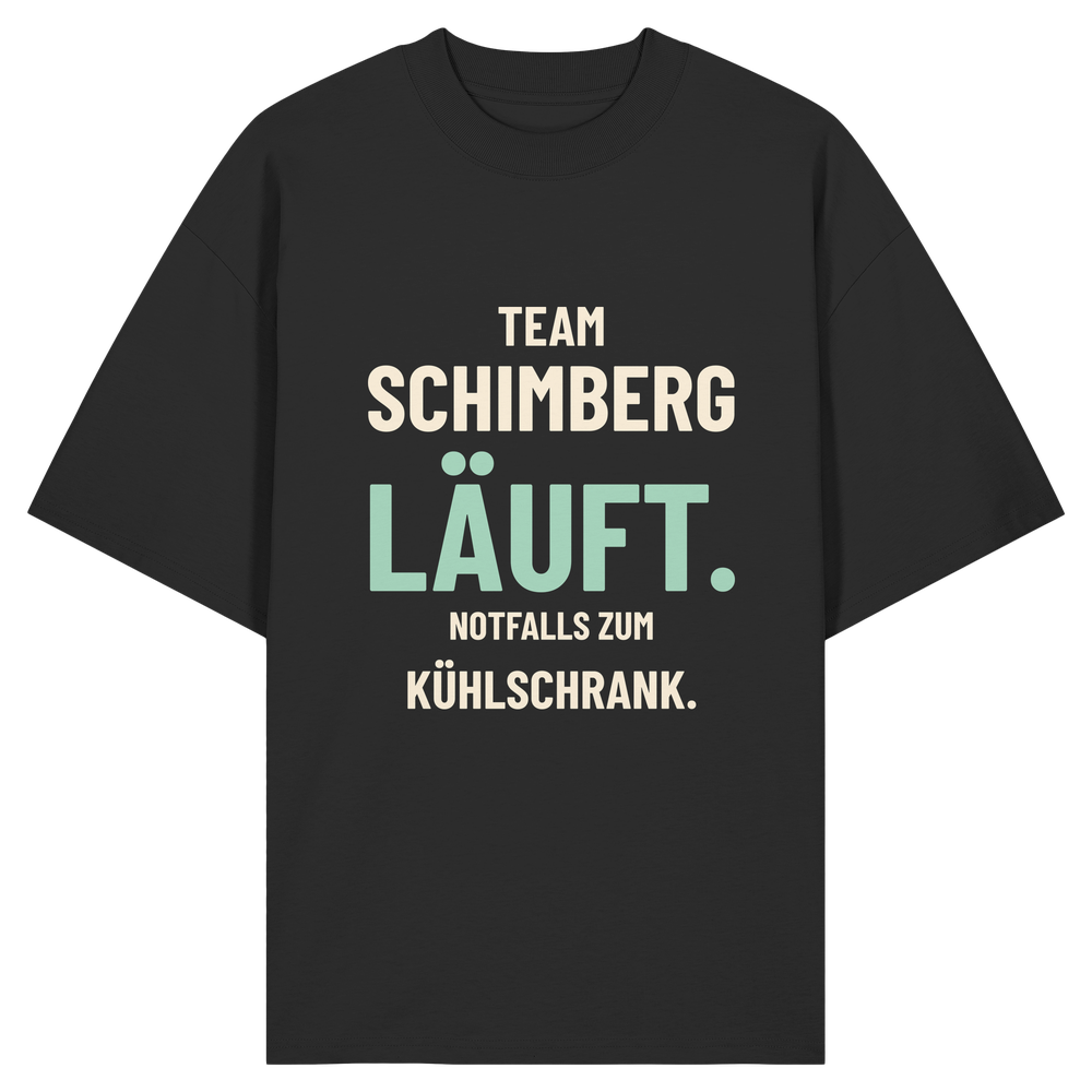 Team Schimberg. Läuft. | Unisex Oversize-Shirt