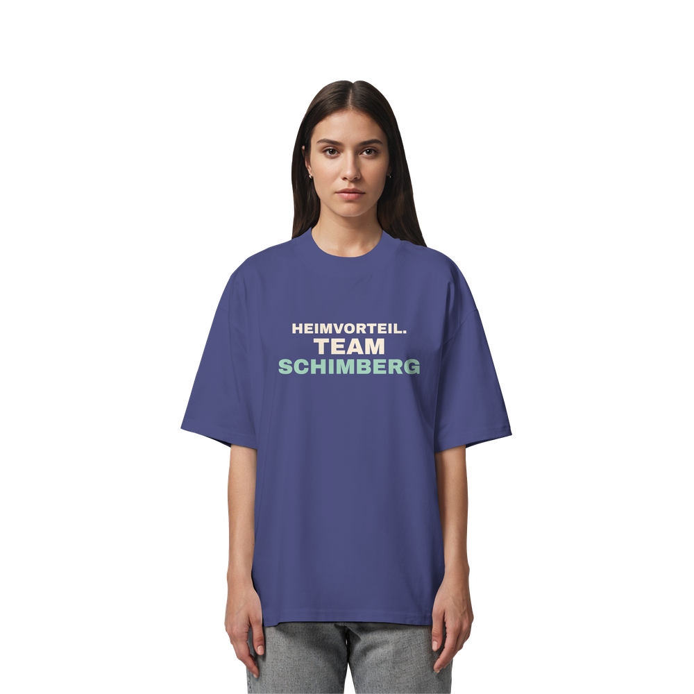 Heimvorteil. Team Schimberg. | Unisex Oversize-Shirt – Bild 4