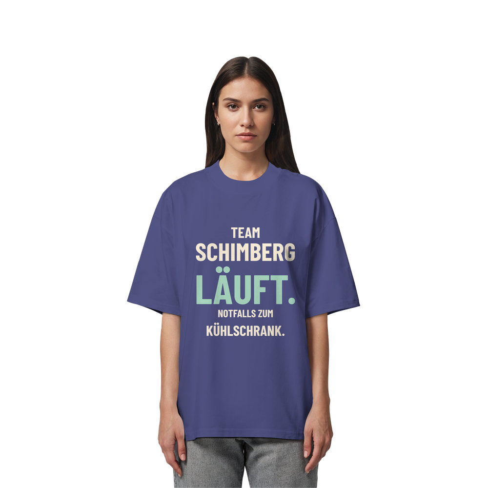 Team Schimberg. Läuft. | Unisex Oversize-Shirt – Bild 4