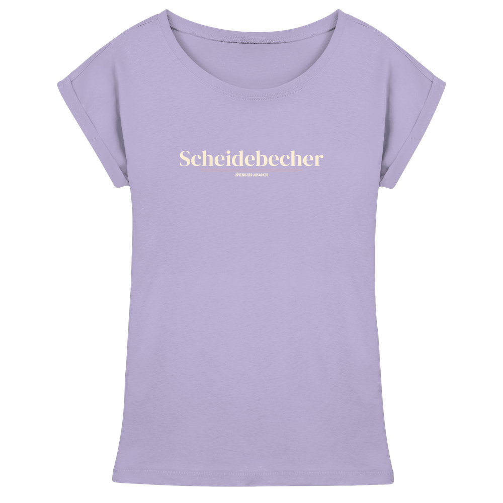 Scheidebecher · Absacker Damen-Shirt in Lilac – Produktvisualisierung
